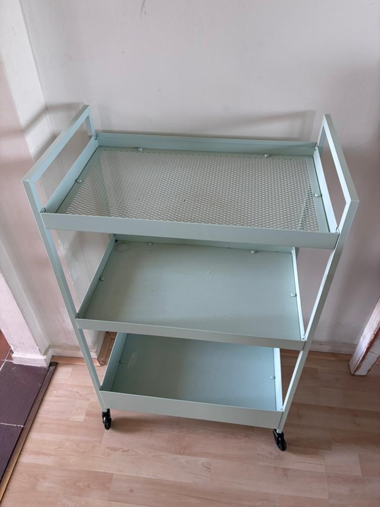 Ikea Trolley groen, Ophalen, Gebruikt, 100 tot 150 cm, Metaal