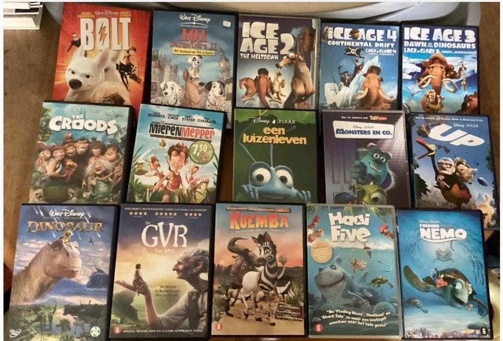15 tekenfilms, Alle leeftijden, Ophalen, Zo goed als nieuw