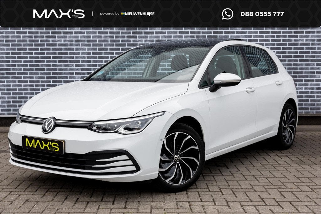 Volkswagen Golf 1.5 TSI Life Business | Panoramadak | ErgoAc, Automatische klimaatregeling, 4 cilinders, Wit, Origineel Nederlands