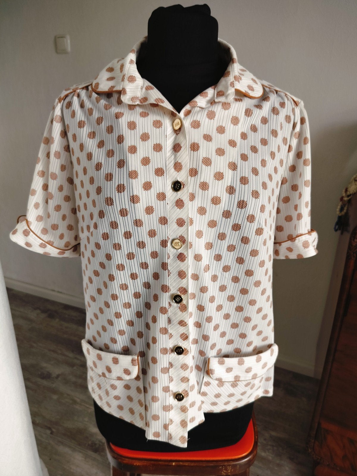 Vintage blouse, Ophalen of Verzenden