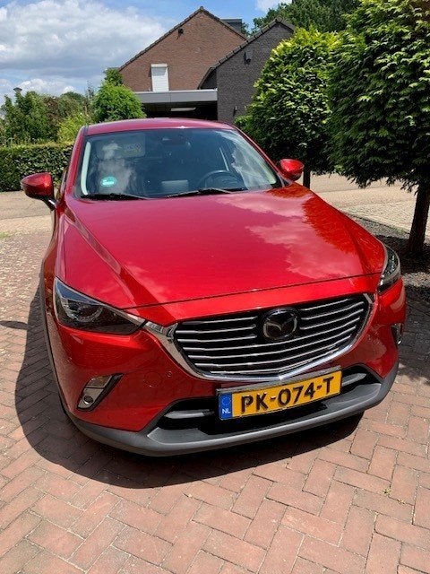 Mazda CX-3 2.0 Skyactiv-g 88KW AUT 2017 Rood, Auto's, 625 kg, Zwart, 4 cilinders, 1200 kg