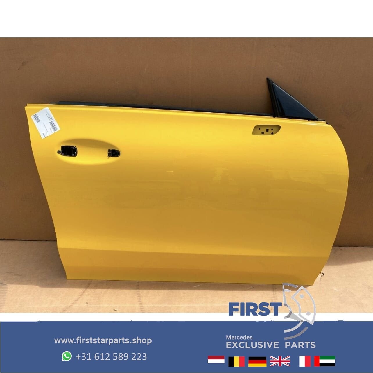 W118 C118 X118 CLA DEUR PORTIER GEEL COMPLEET RECHTS VOOR Me, Auto-onderdelen, Gebruikt, -, Deur, Ophalen of Verzenden