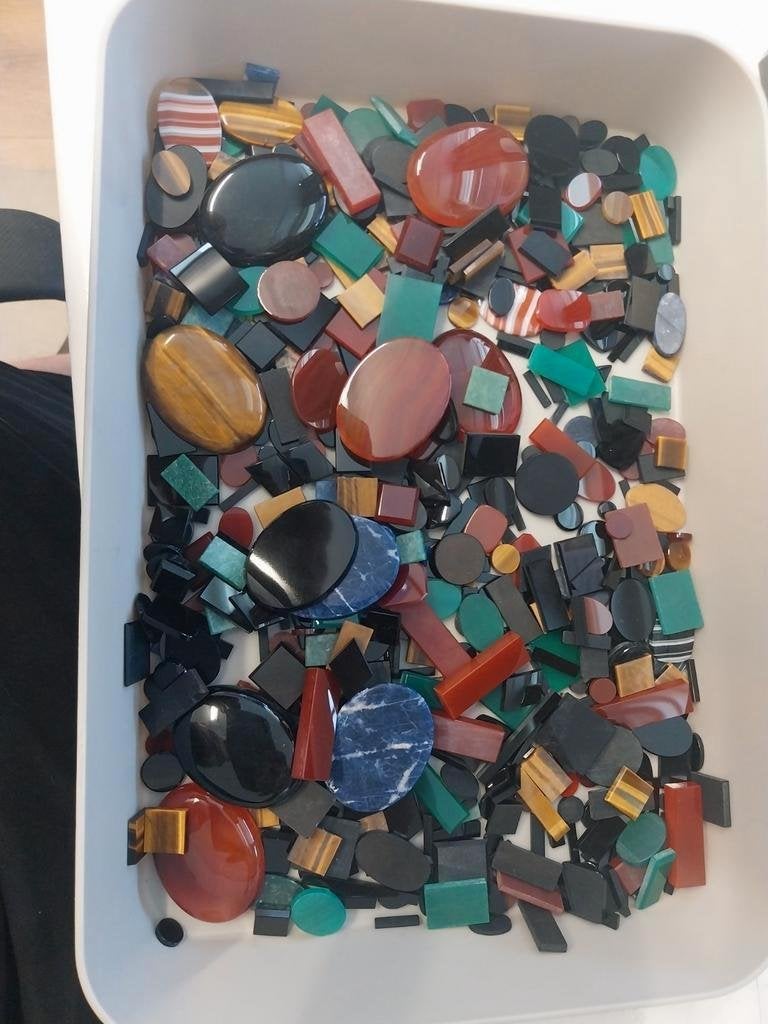 Mix van cabochons en zegelstenen, Ophalen of Verzenden, Nieuw