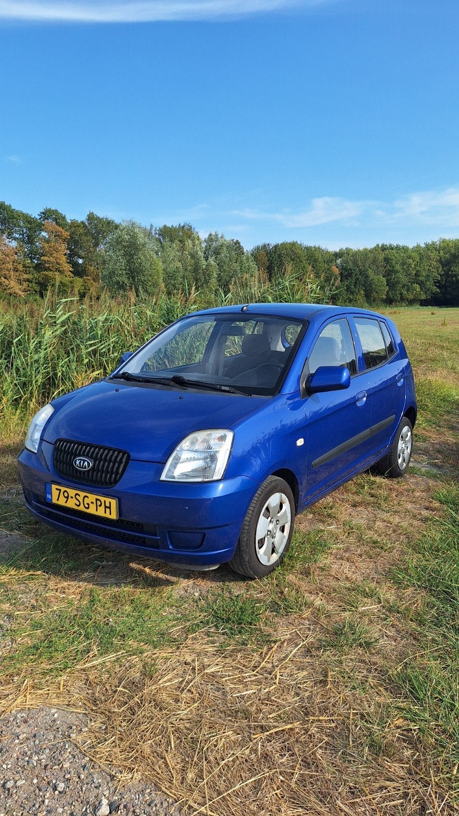 Kia Picanto 1.0 2006 Blauw, Voorwielaandrijving, Stof, 836 kg, 4 cilinders