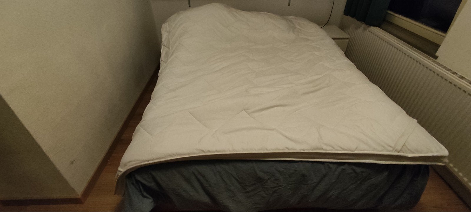 Topper EMSA 3D Air Oplegmatras 180 cm breed, Ophalen, Tweepersoons, Wit