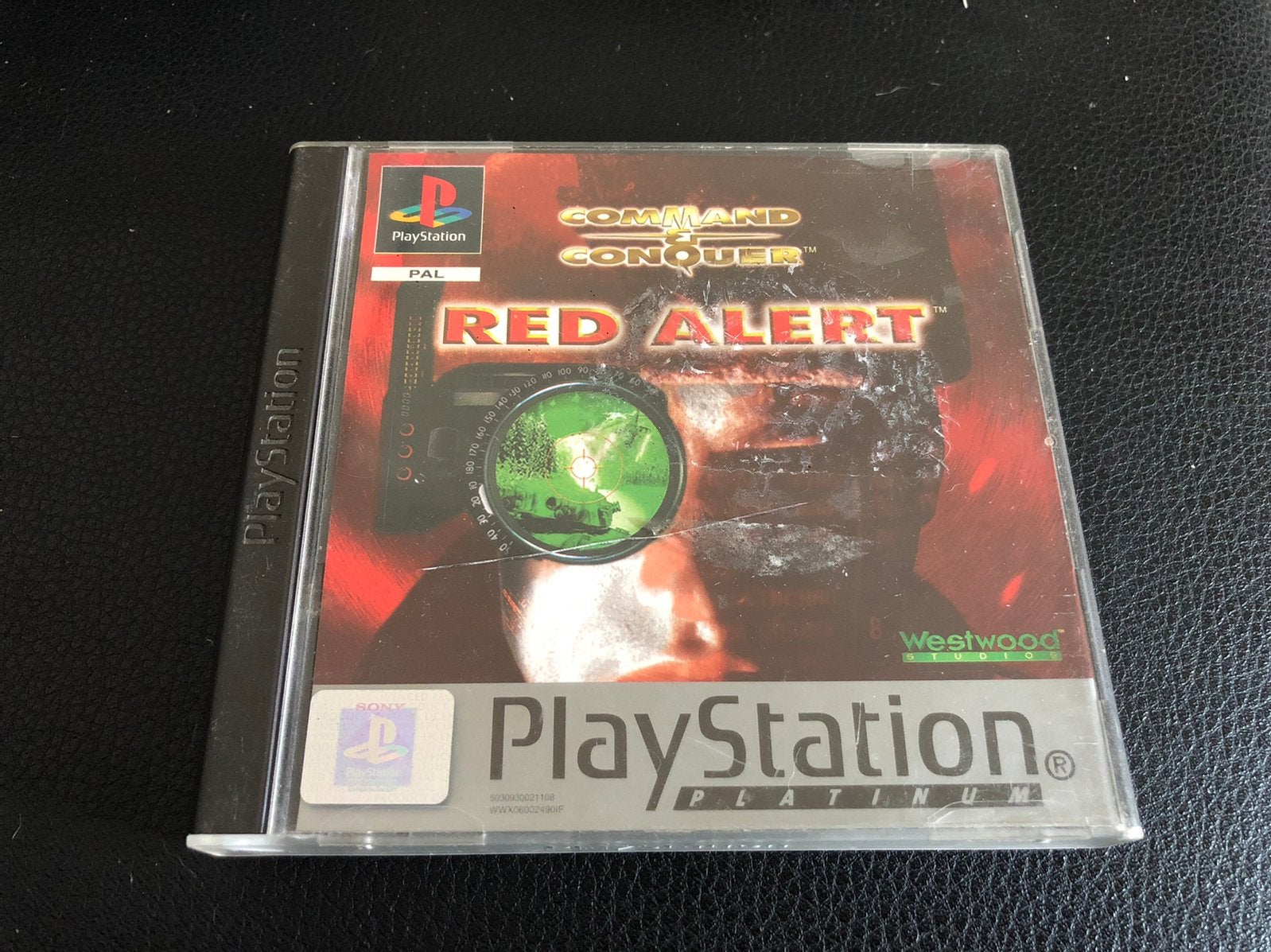 PS1, Command and Conquer Red Alert Platinum, 1 speler, Ophalen of Verzenden, Zo goed als nieuw, Strategie en Constructie