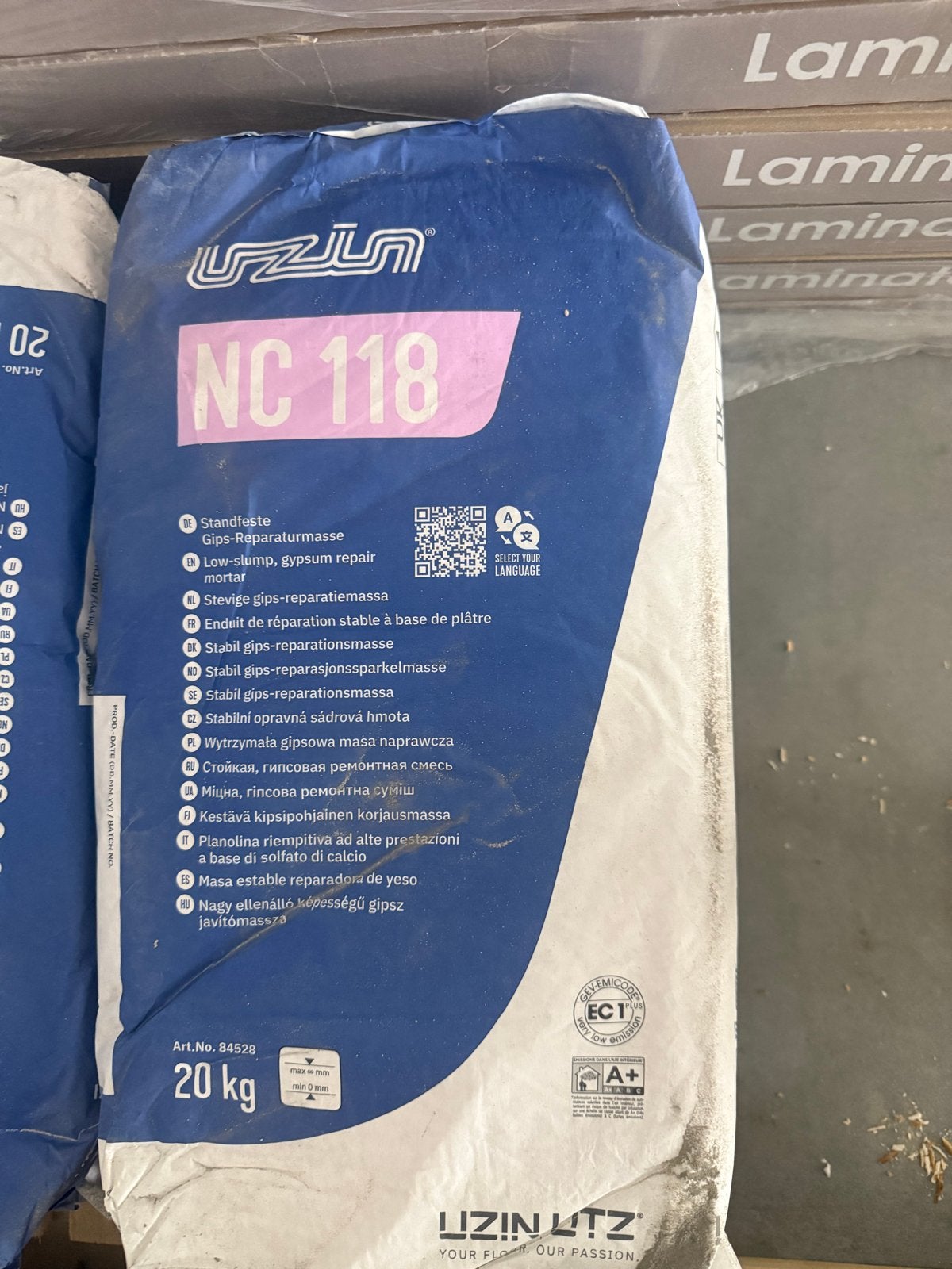 UZIN NC 118 Gips reparatiemortel 20kg - Sterke Gipsmortel, Verzenden, Nieuw, Overige typen