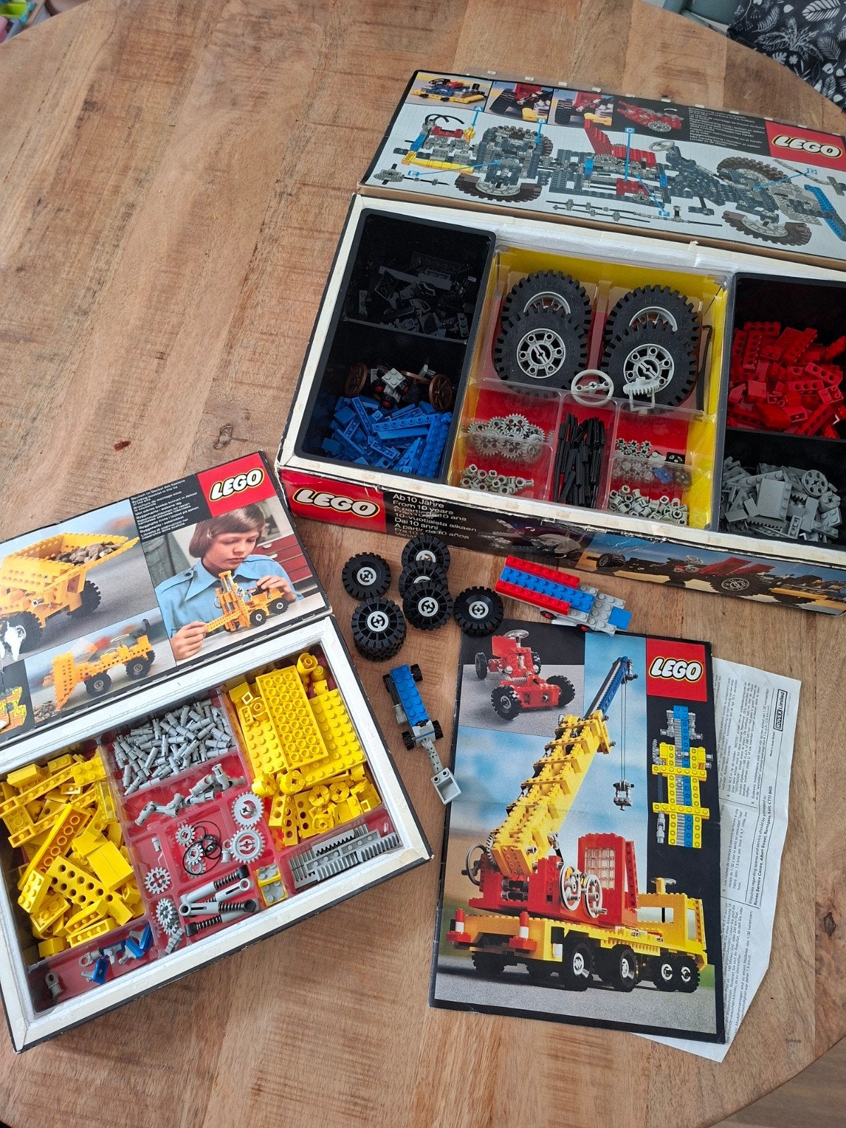 Vintage LEGO Technic sets (850 en 8860) met handleidingen, Ophalen of Verzenden, Gebruikt