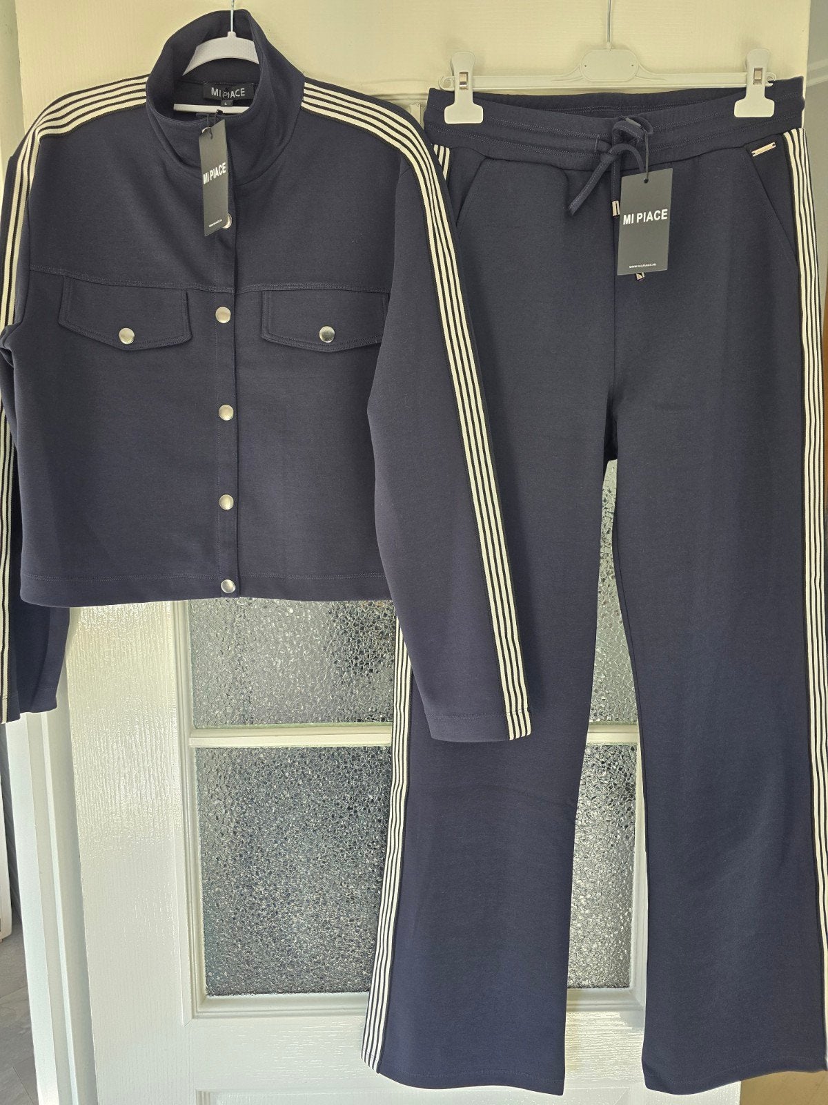 nieuw mi piace pak donkerblauw L, Ophalen of Verzenden, Nieuw, Blauw