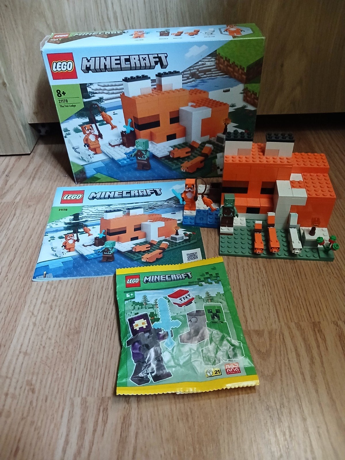 Lego minecraft de vossenhut en nieuw setje, Minecraft, Lego, Nieuw, Ophalen of Verzenden