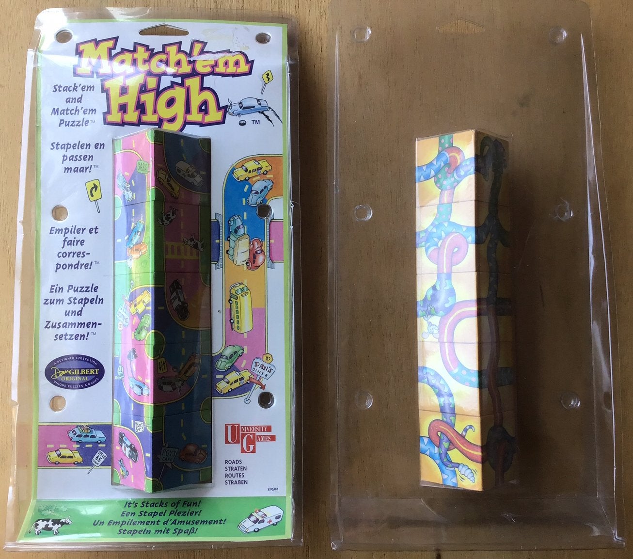Match’em High puzzel Slangen & Straten - vanaf 7 jaar - ZGAN, Ophalen of Verzenden, Minder dan 500 stukjes, Zo goed als nieuw