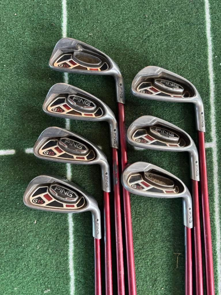 Ping G15 Ijzerset | 5/SW | Black Dot | R Flex | Nette Staat, Ping, Set, Zo goed als nieuw, Ping