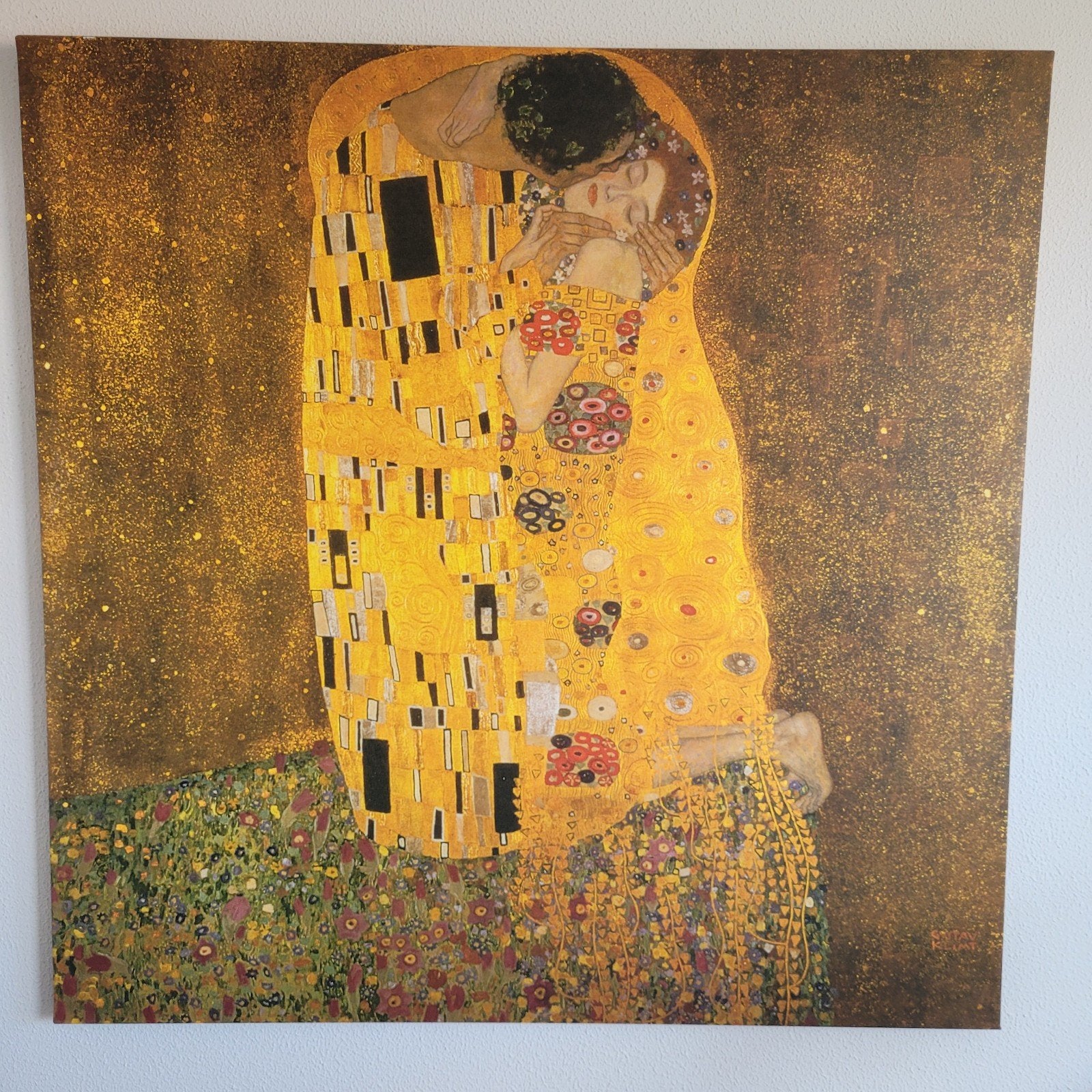 Schilderij "De Kus" van Gustav Klimt - Prachtige reproductie, Ophalen