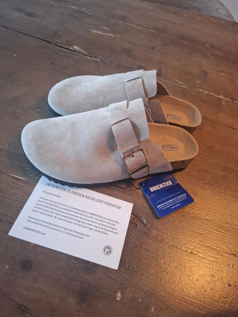 Birkenstock Boston suède nieuw met kaartje en doos, Ophalen of Verzenden