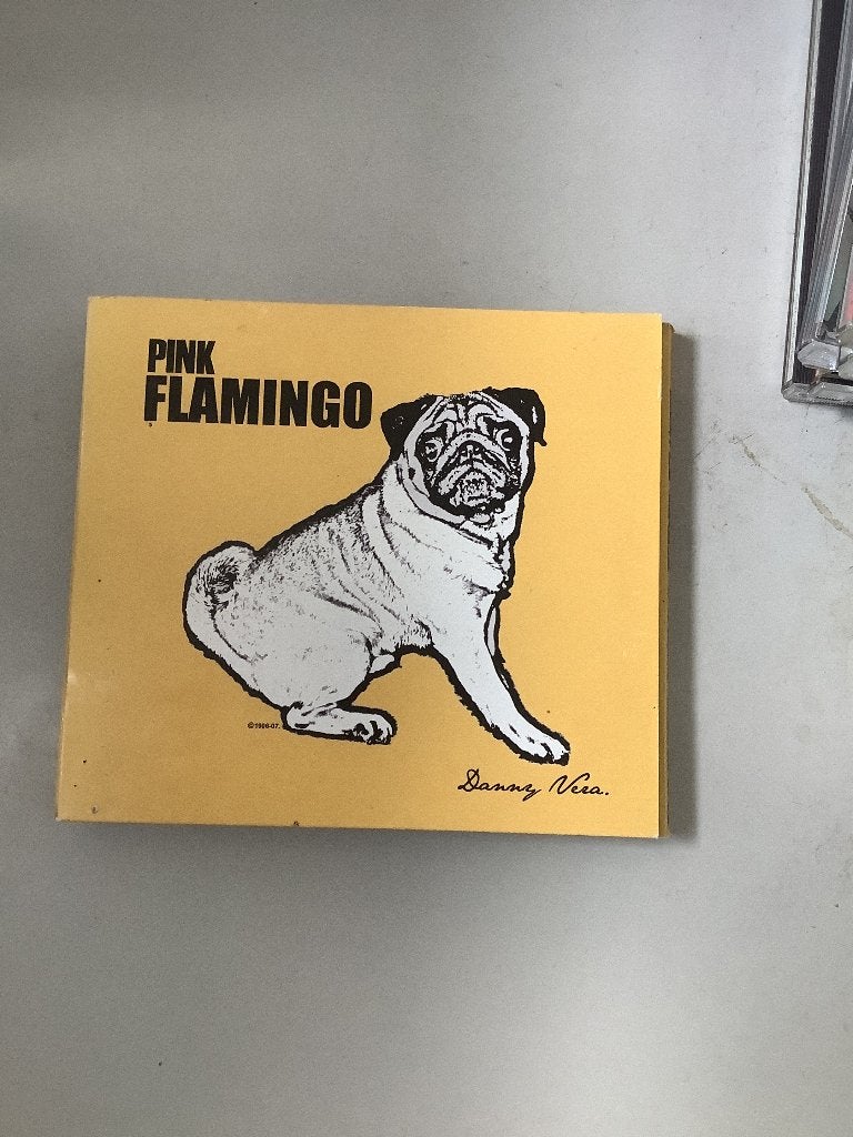 Danny Vera Pink flamingo (gesigneerd), Verzenden, Zo goed als nieuw