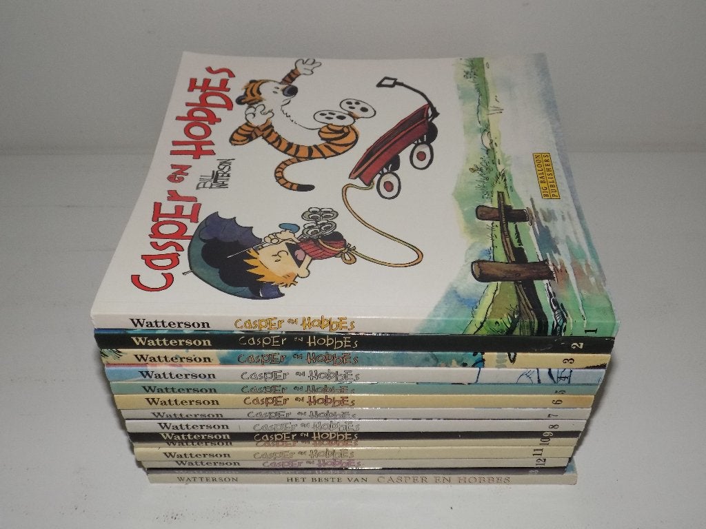 Casper en Hobbes ~ Complete serie 1 tm 13 + Het beste van, Complete serie of reeks, Ophalen of Verzenden, Zo goed als nieuw