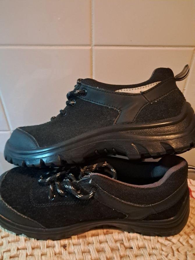 Powerfix Profi veiligheidsschoenen leer, Zwart, Nieuw, Ophalen of Verzenden, Werkschoenen