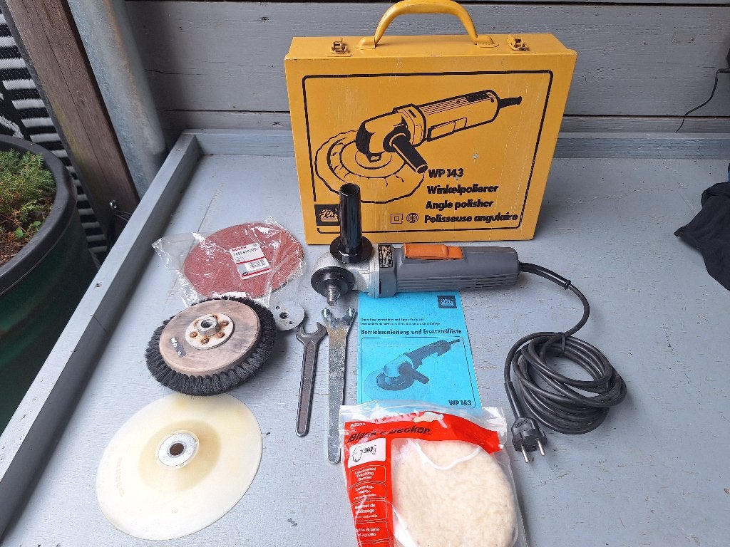 Elu WP143 schuur/polijstmachine, Doe-het-zelf en Verbouw, Ophalen of Verzenden, Gebruikt