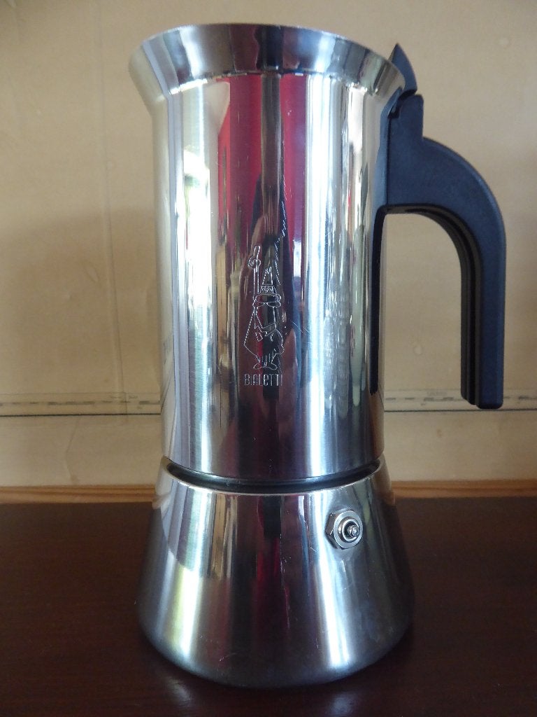 Bialetti Venus 300 ml 6 kops Moka Percolator Espresso RVS, Witgoed en Apparatuur, Koffiezetapparaten, Gebruikt, Espresso apparaat