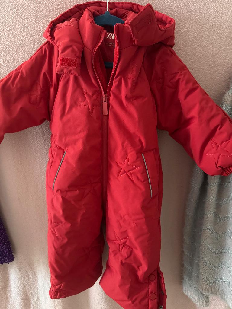 skipak baby 12-18 maanden  (86cm) Zara rood, Ophalen, Nieuw, Maat 86