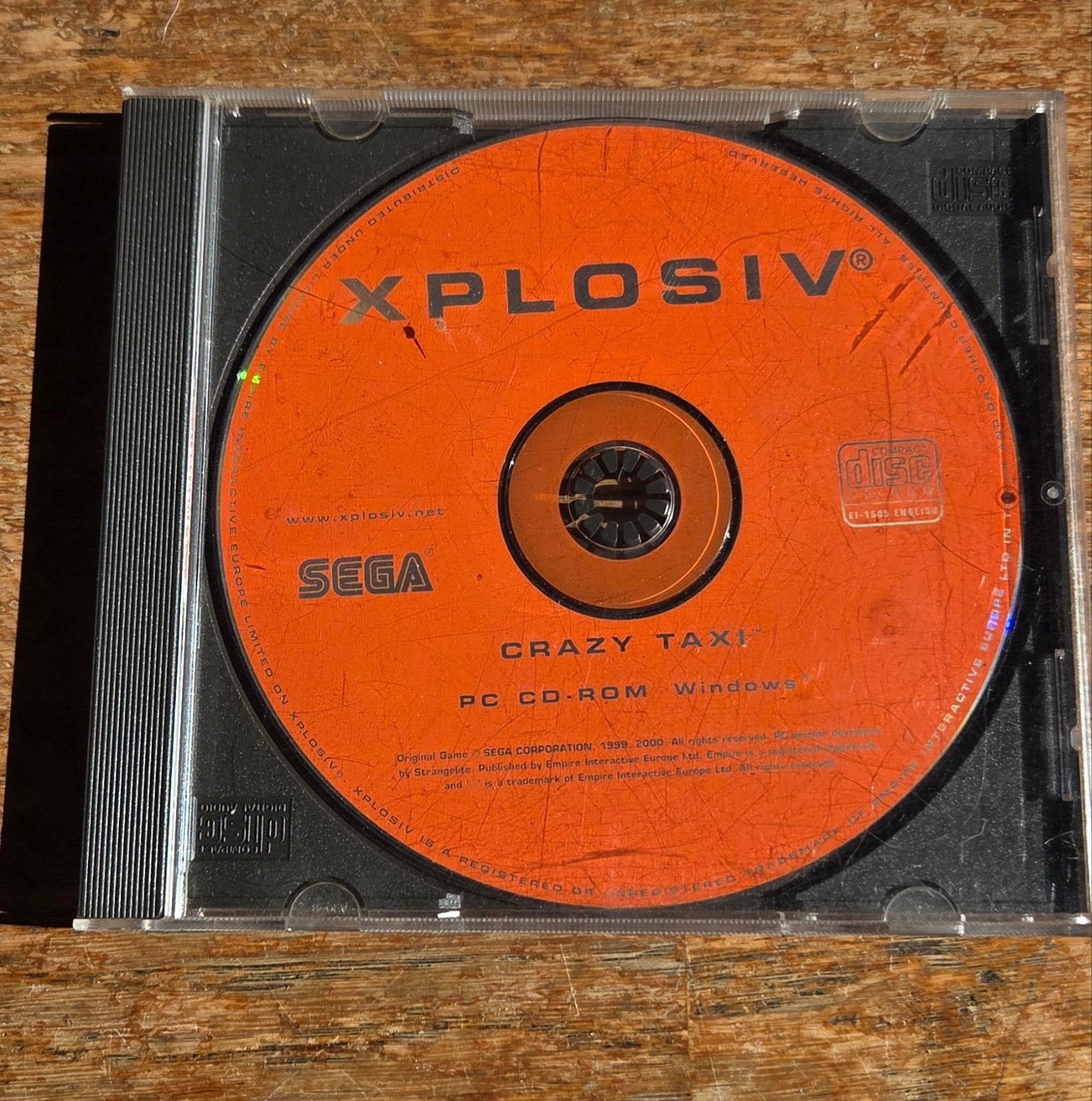 Sega Crazy Taxi PC CD-ROM, Spelcomputers en Games, Games | Sega, Ophalen of Verzenden, Gebruikt, Racen en Vliegen, Overige modellen