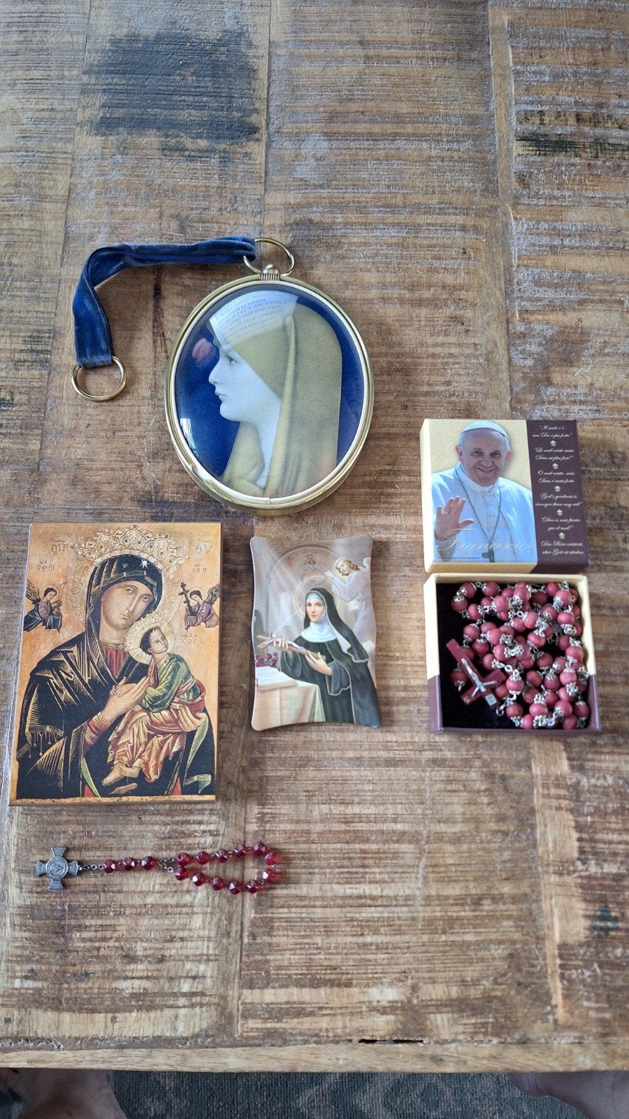 diverse religieuze items,  zie foto's, Ophalen of Verzenden