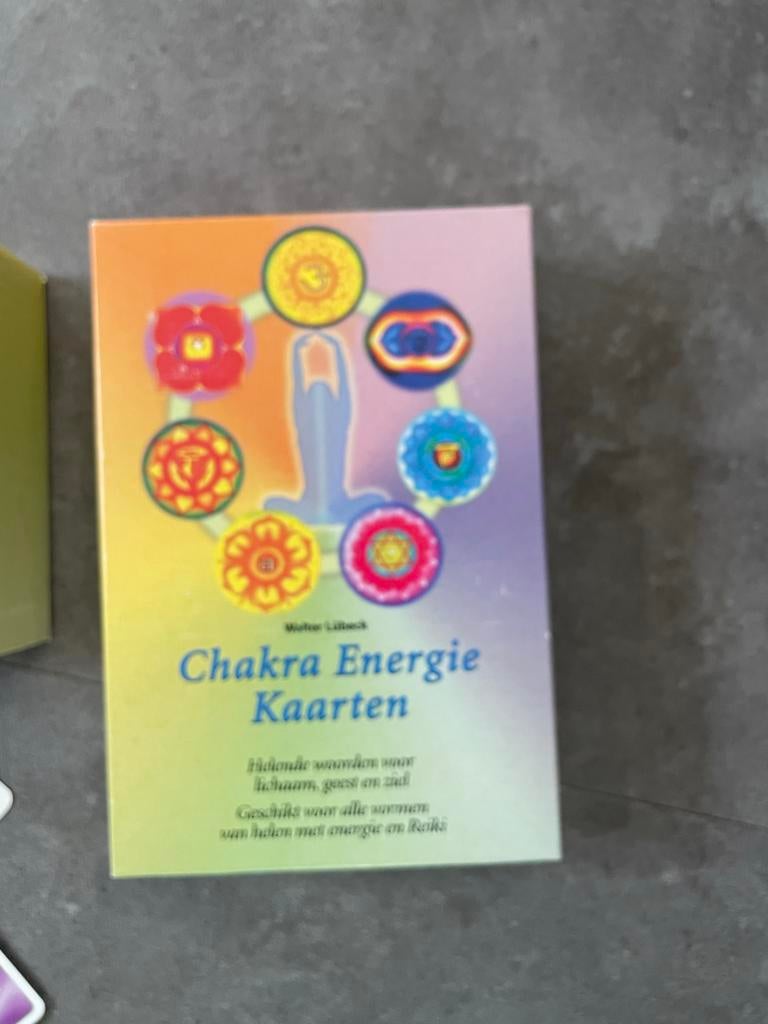 Chakra Energie Kaarten Set - Spirituele Praktijk Opheffing, Ophalen of Verzenden, Zo goed als nieuw, Spiritualiteit algemeen, Overige typen