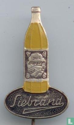 Speldje -  Siebrand Jus d'orange [geel met witte dop], Ophalen of Verzenden, Zo goed als nieuw, Merk, Speldje of Pin