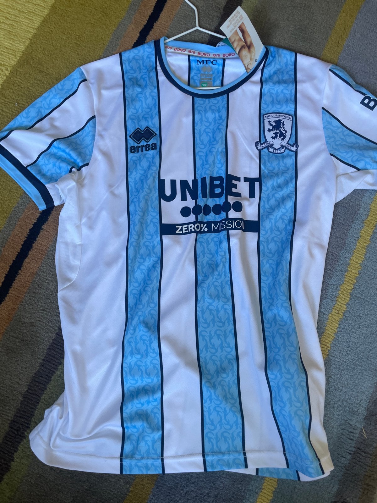 Middlesbrough FC Errea Thuisshirt - Maat S nieuw, Kleding | Heren, Nieuw, Voetbal, Maat 46 (S) of kleiner, Meerkleurig
