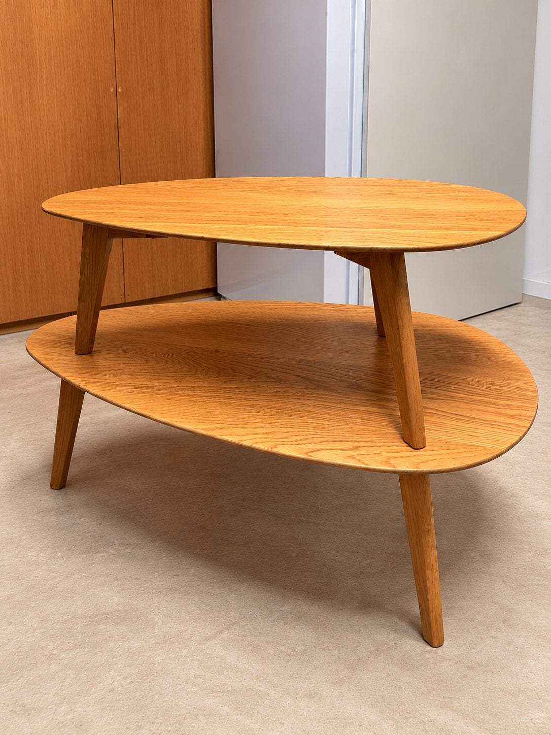 Set van 2 salontafels, Ophalen, Zo goed als nieuw, Rond, 50 tot 100 cm