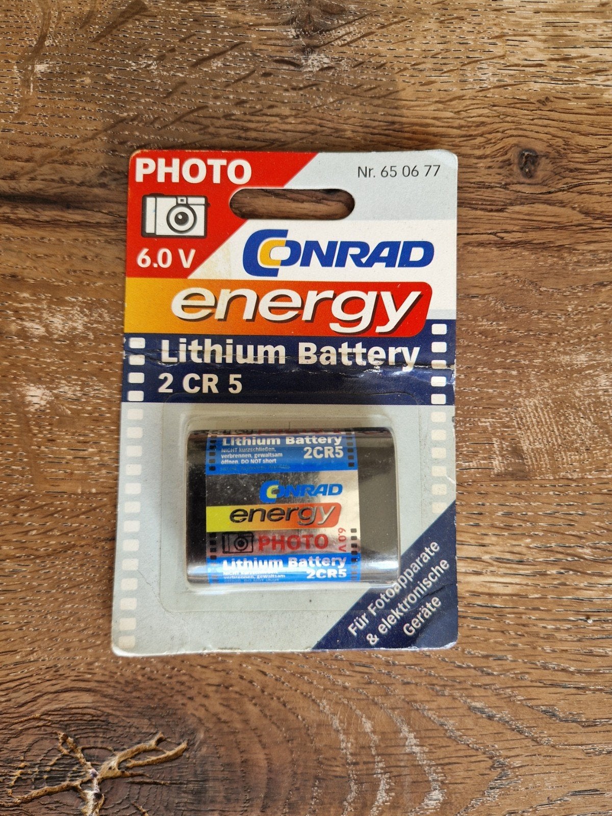 Conrad energy lithium battery 2 cr 5, Audio, Tv en Foto, Ophalen of Verzenden, Nieuw