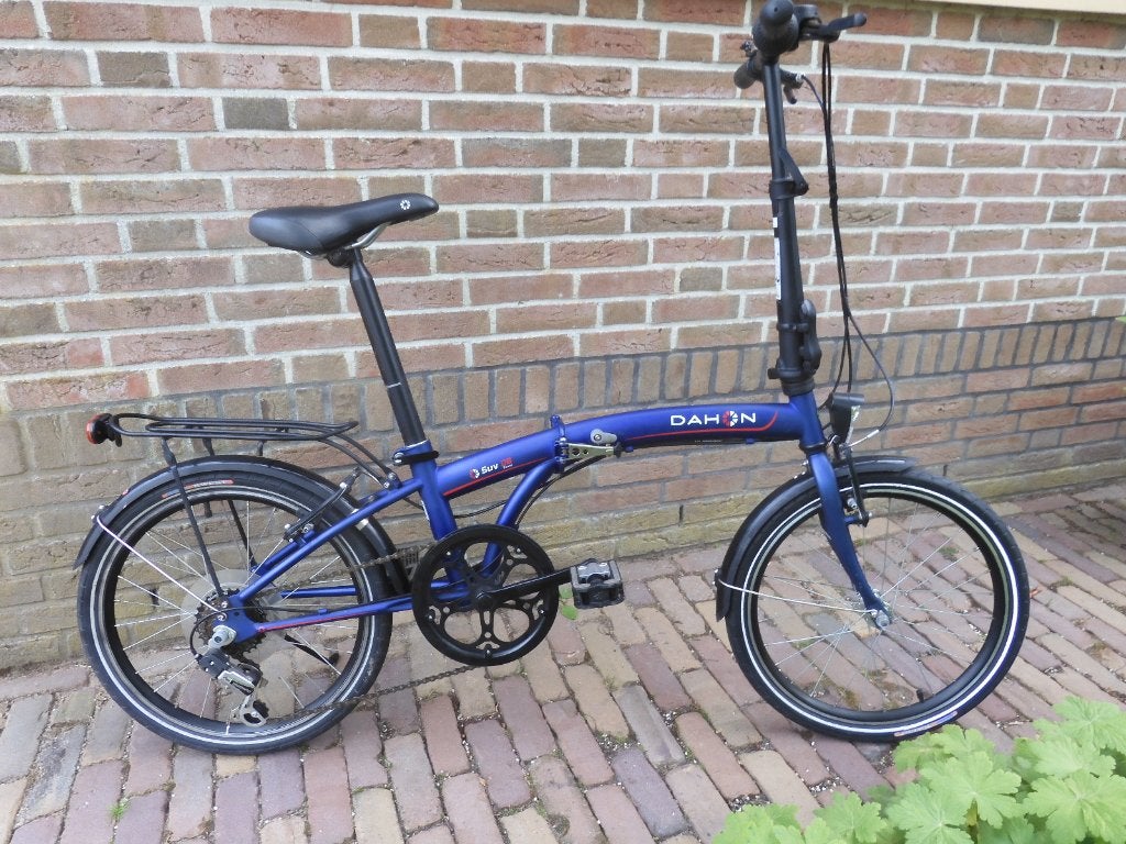 Als nieuw Dahon SUV D6 vouwfiets met 6 versnellingen, Fietsen en Brommers, Fietsen | Vouwfietsen, Ophalen, 20 inch of meer, Velgrem