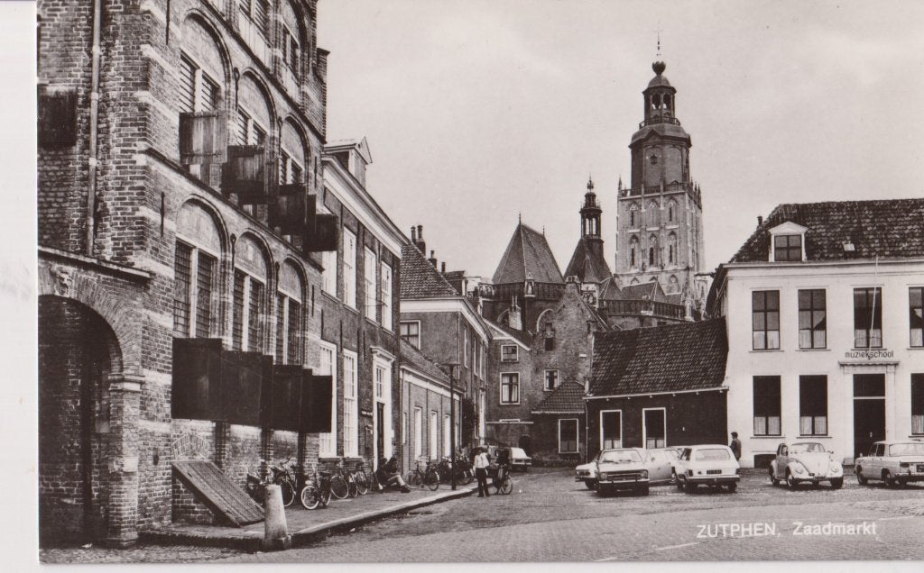 Zutphen, Zaadmarkt met auto's , Opel Kadett B, Ophalen of Verzenden, 1960 tot 1980, Ongelopen, Gelderland