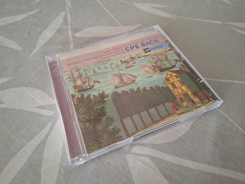 C.P.E. BACH: Symphonies /Cello Concertos - Anner Bylsma (2CD, Overige componisten, Ophalen of Verzenden, Zo goed als nieuw, Classicisme