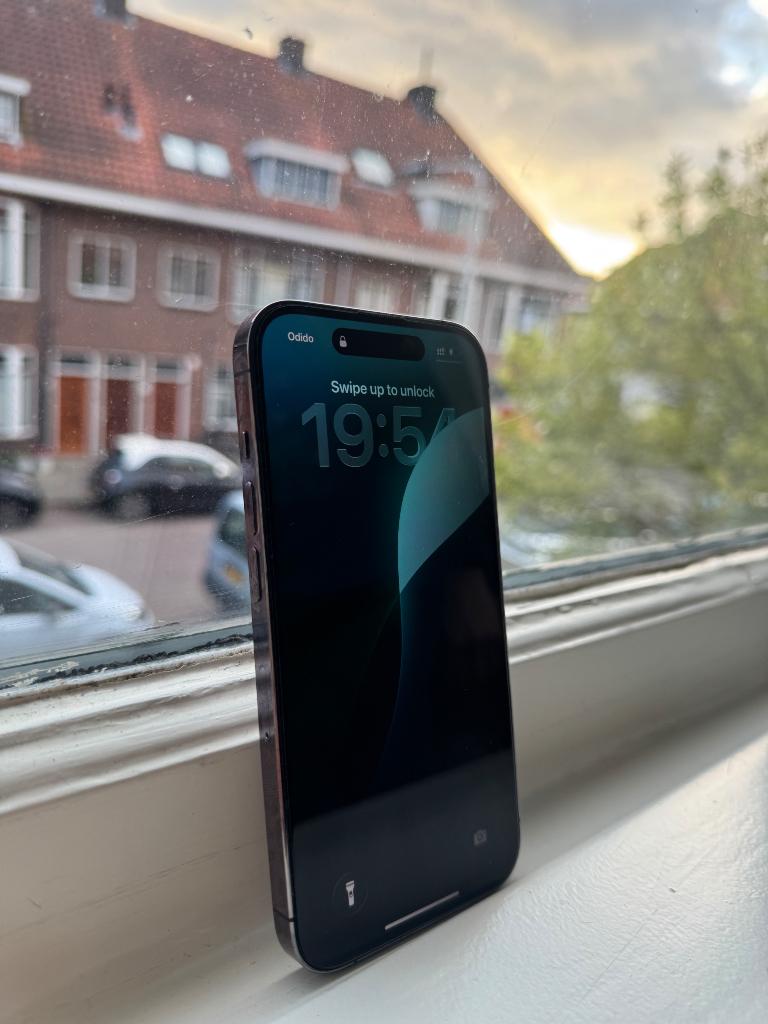 I phone 14pro 128gb purple, Paars, Ophalen of Verzenden, Zo goed als nieuw, 81 %