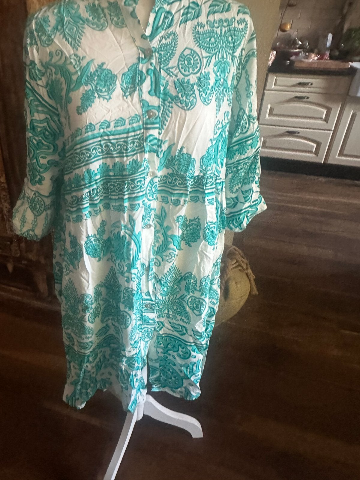 Ibiza tuniek/kimono one size, Kleding | Dames, Ophalen of Verzenden, Zo goed als nieuw, Maat 42/44 (L)