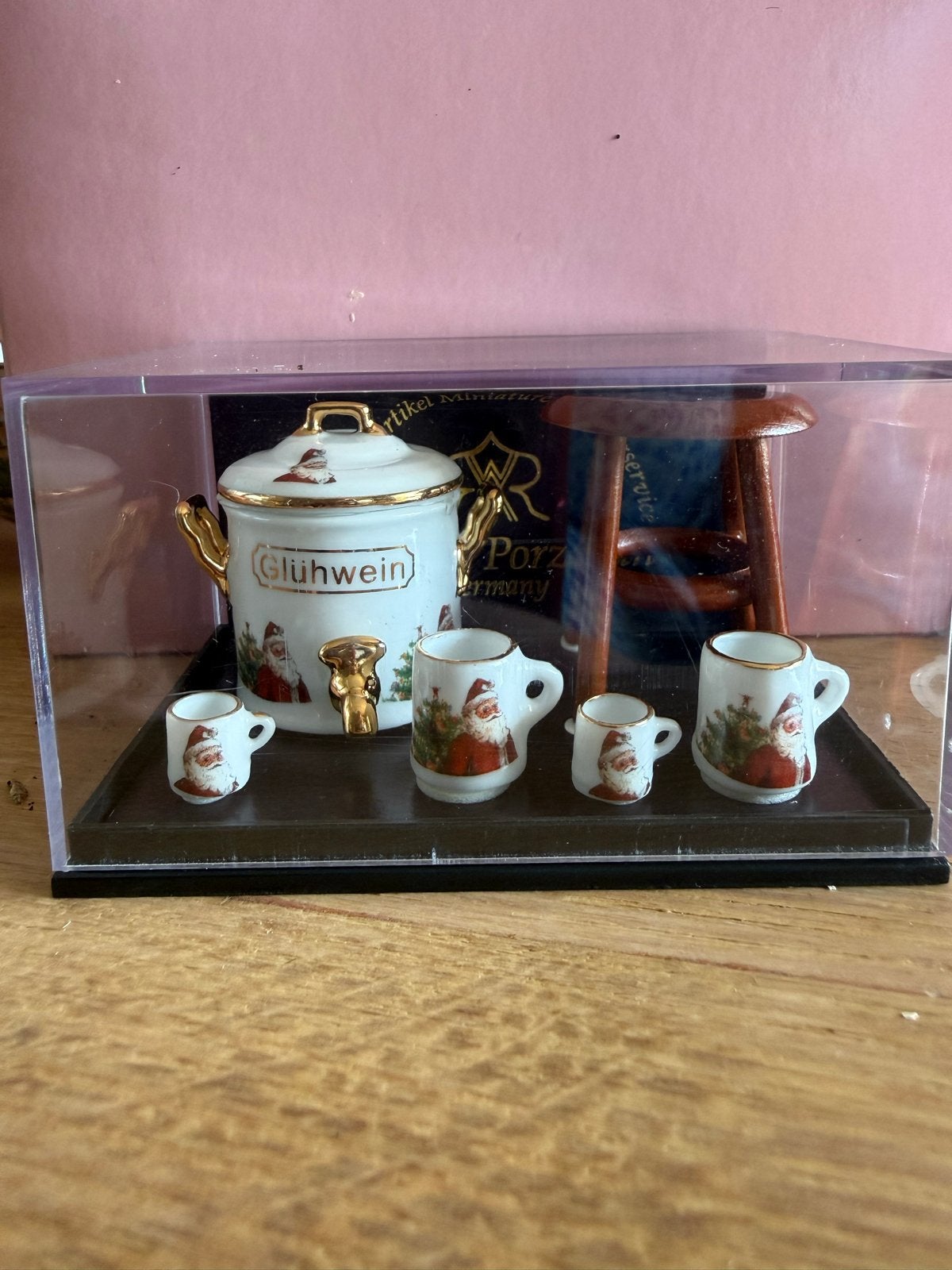 Reutter Porzellan Glühwein Miniatuur Kinderservies, Ophalen, Zo goed als nieuw, Porselein, Compleet servies