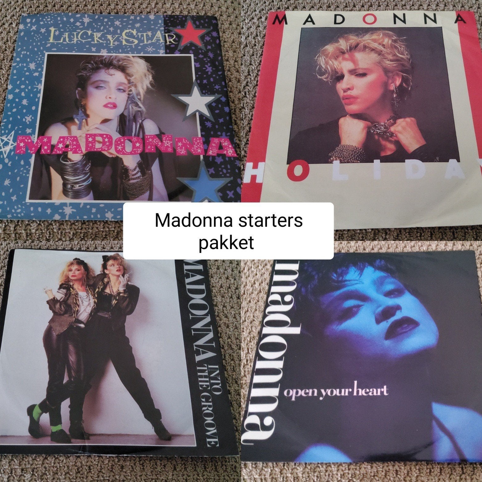 Madonna Starters Pakket - 4 Vinyl Singles, Gebruikt, Verzenden, 7 inch, Pop