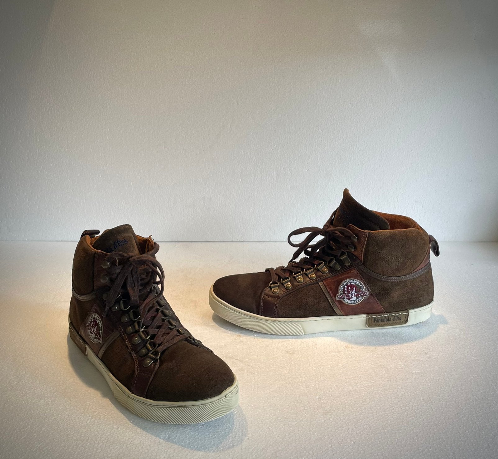 Pantofola ‘D Oro design comfort schoenen sneakers bruin 45, Ophalen of Verzenden, Bruin, Boots