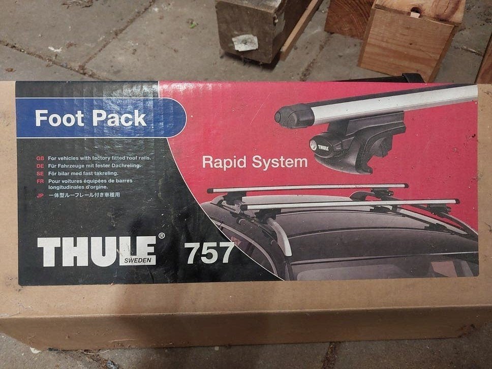Thule Rapid System 757 voetenset voor dakdragers, Auto diversen, Dakdragers, Ophalen