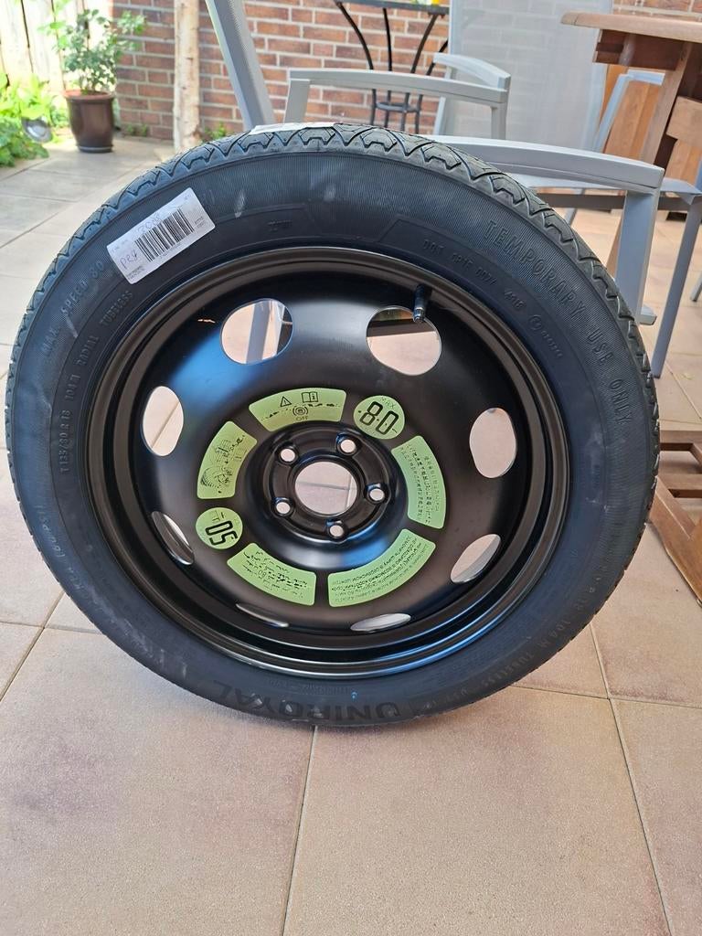 Reservewiel  thuiskomer., Auto-onderdelen, Ophalen, 18 inch, Banden en Velgen, Nieuw