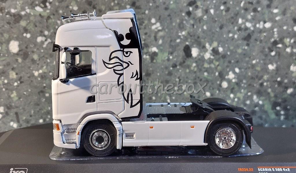 Scania S 500 4x2 2020 wit 1:43 Ixo V1252, Verzenden, Nieuw, Bus of Vrachtwagen, Overige merken