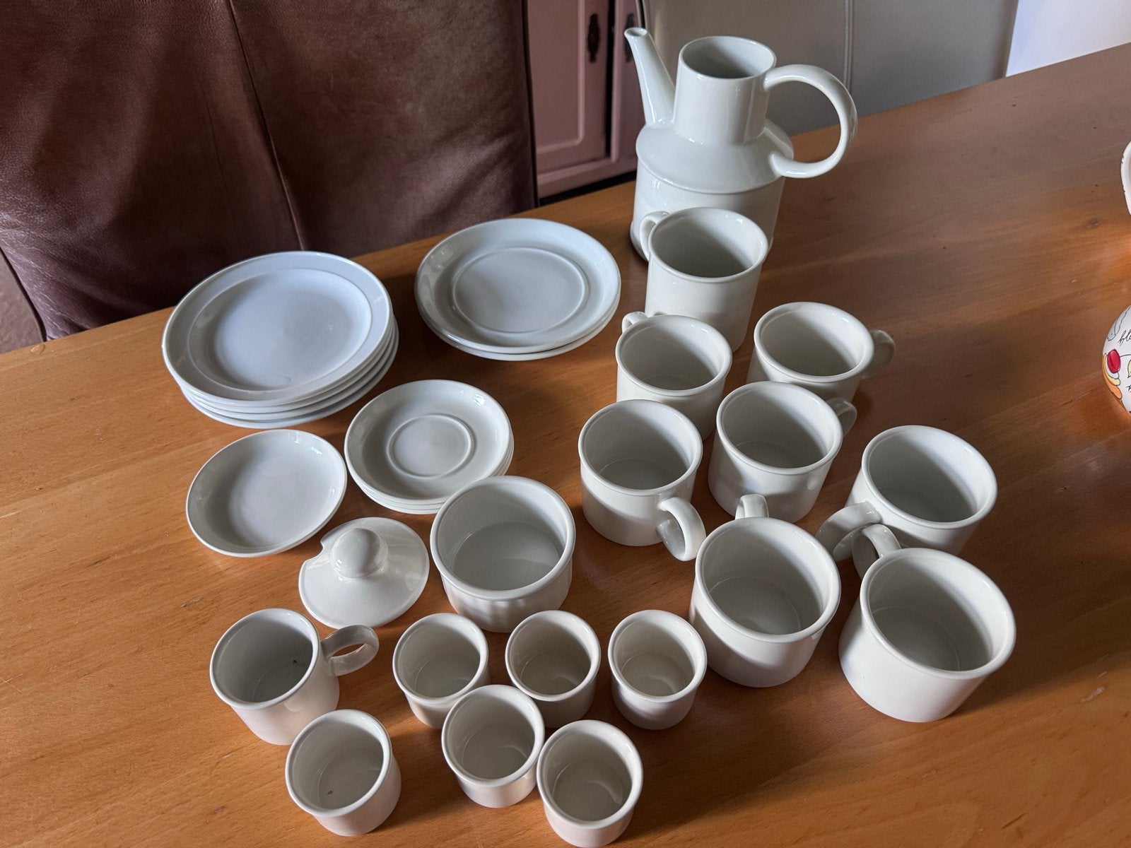 Wedgwood Midwinter Plain White Servies, Ophalen, Gebruikt, Keramiek, Compleet servies