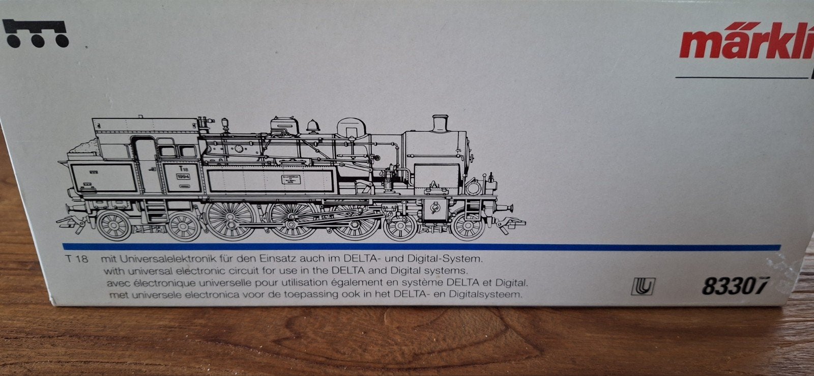 Märklin H0 Stoomlocomotief T18 1994 (83307) - Zo goed als n, Wisselstroom, Locomotief, Ophalen of Verzenden, Zo goed als nieuw