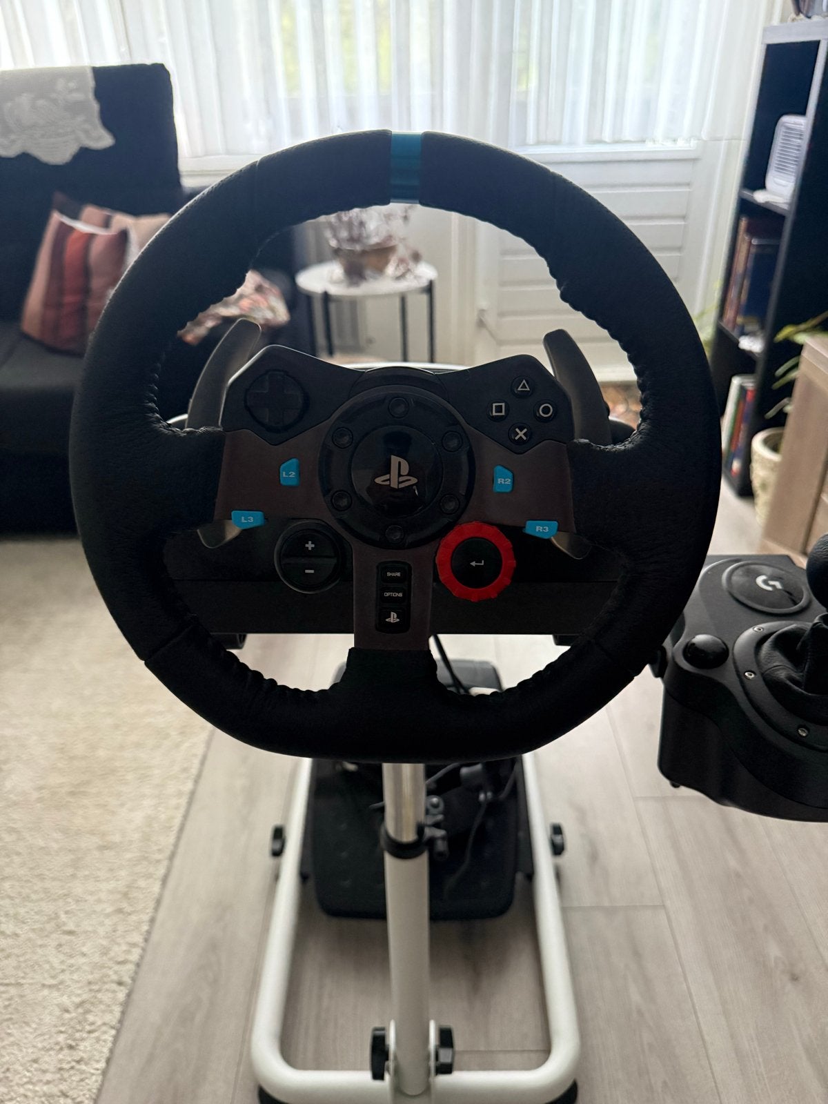 Logitech G29 racestuur met shifter en Wheel Stand Pro, Racestuur, Force feedback, Zo goed als nieuw, Logitech