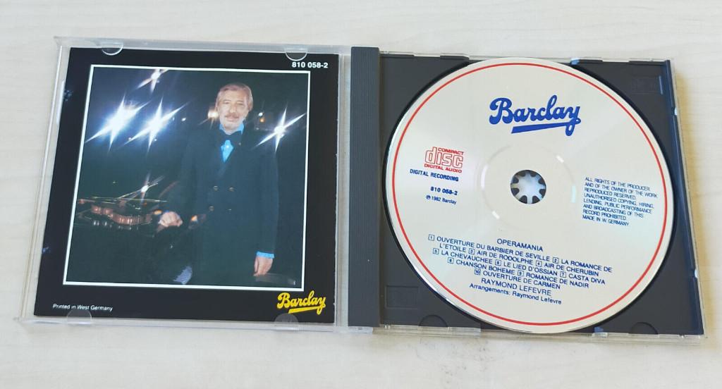 Raymond Lefevre - Operamania CD 1982/198?, Ophalen of Verzenden, Gebruikt