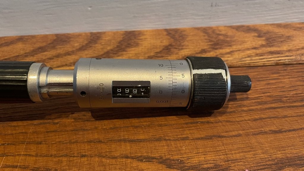 Mauser 85-100mm 0,002mm 3 punts binnen micrometer telwerk, Doe-het-zelf en Verbouw, -, Mauser, Ophalen of Verzenden, Zo goed als nieuw