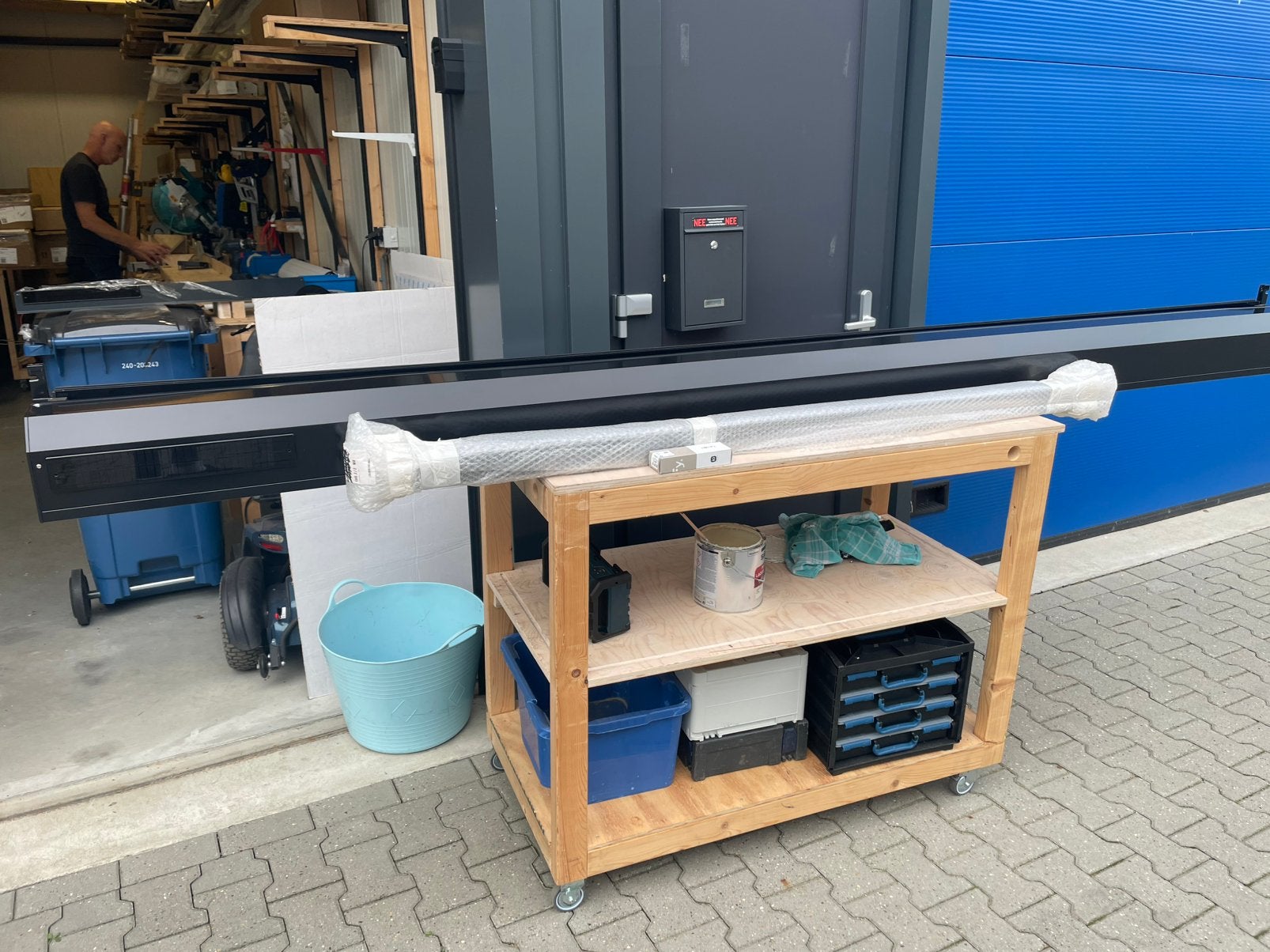 Rolluik met solar, Ophalen, Rolluik, 150 tot 300 cm, 250 cm tot 450 cm