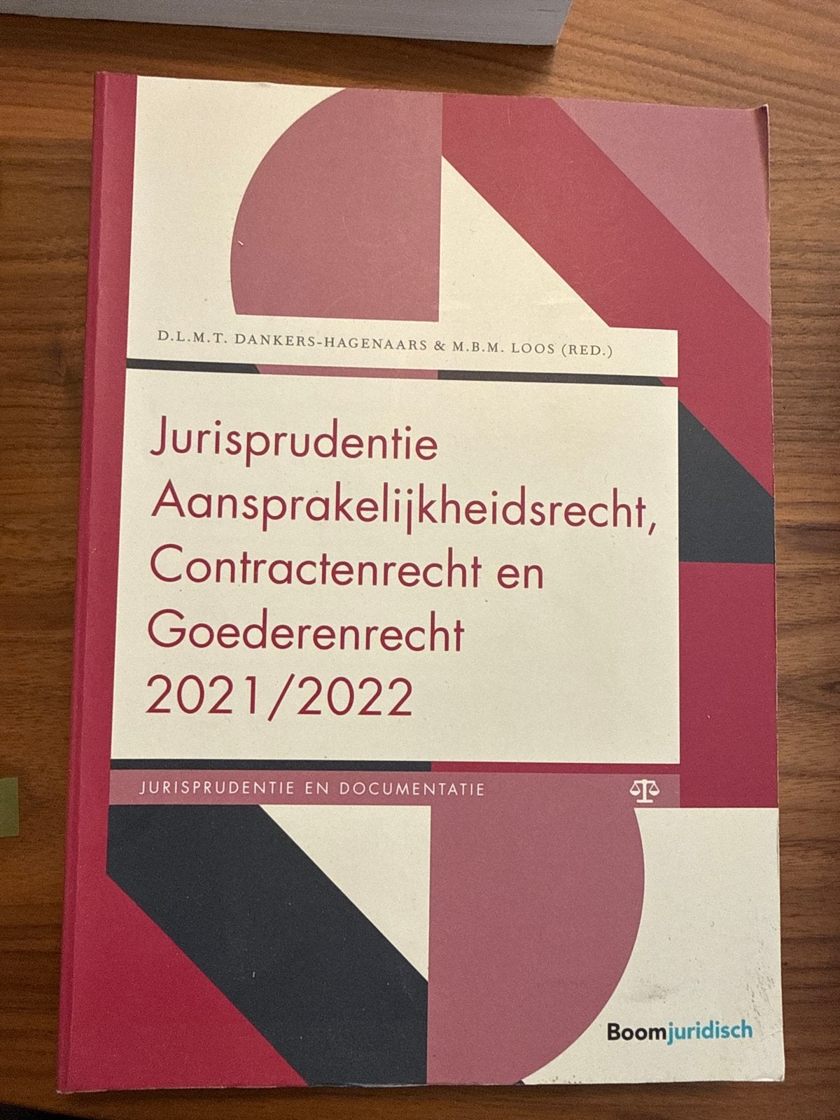 Jurisprudentie Aansprakelijkheidsrecht 2021/2022, Ophalen of Verzenden, Gamma, Zo goed als nieuw, WO