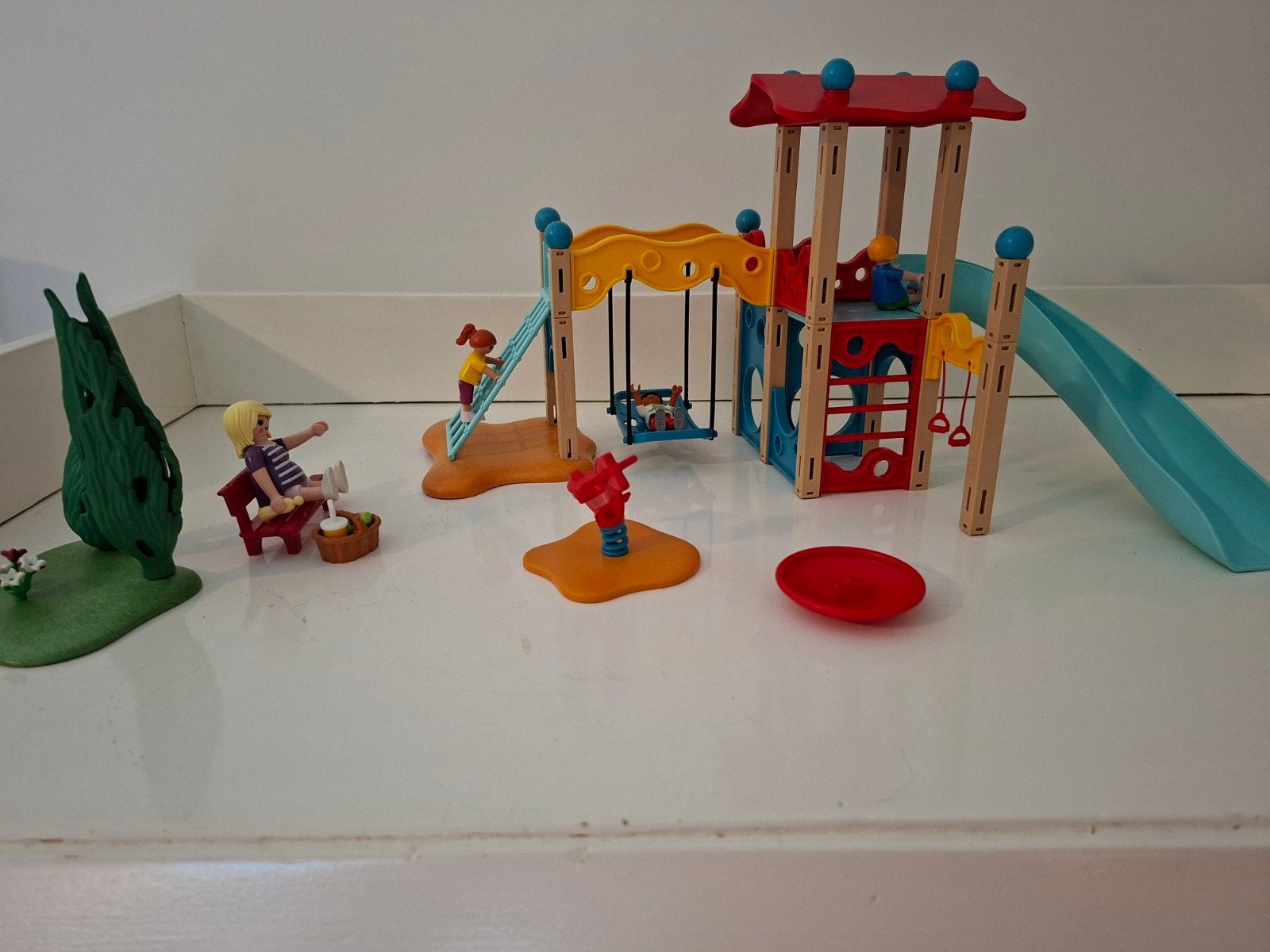 Playmobil Speeltuin met Glijbaan en Schommel, Ophalen, Zo goed als nieuw, Glijbaan